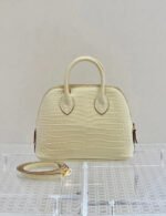 Bolide Mini 18CM Matte crocodile leather vanilla - Image 4