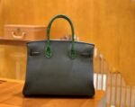 Hermes Birkin touch, 25-30cm in size, made of imported crocodile skin with goat skin overlay, original honeycomb thread, top-quality craftsmanship.customization - Image 6