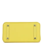 Hermes Birkin 25 Lime Swift Palladium Hardware - Image 6