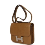 Hermes Constance 18 Kraft Matte Alligator Palladium Hardware - Image 5
