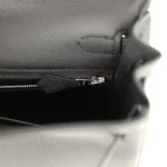 Hermes Kelly Retourne 25 Black Togo Palladium Hardware - Image 9