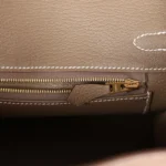 Hermes Birkin 25 Etoupe Togo Gold Hardware - Image 9