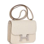 Hermes Constance 18 Nata Ostrich Palladium Hardware - Image 2