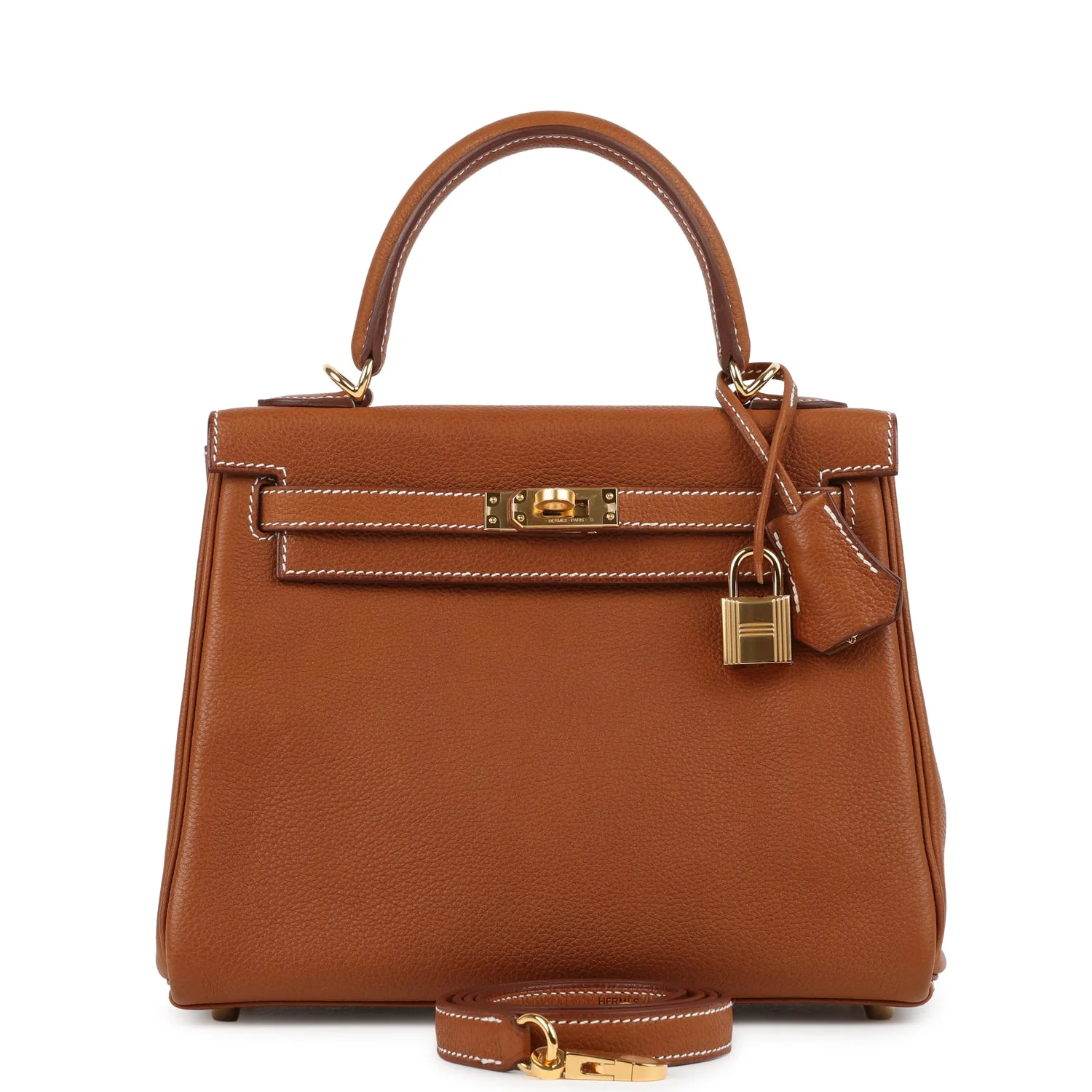 BF9CEC65-7669-D23F-3983-44CC6D037624.webp Hermes Kelly Retourne 25 Fauve Barenia Faubourg Gold Hardware - Image 1