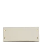 Hermes Kelly Retourne 32 Craie Togo Gold Hardware - Image 6