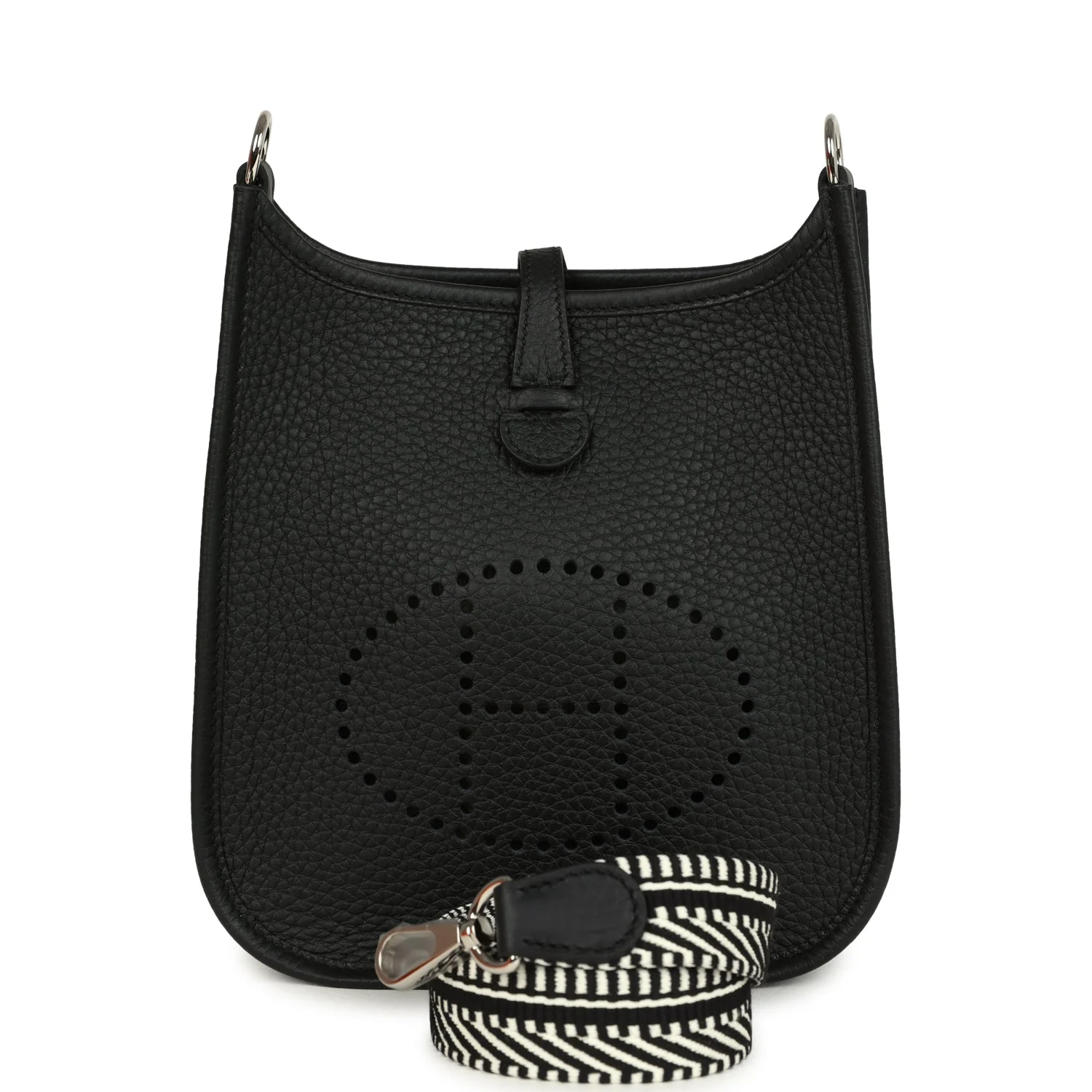 C1C2409A-8A60-10A5-FEF4-0FB84D3A8408.webp Hermes Evelyne TPM Black Clemence Palladium Hardware - Image 1