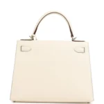 Hermes Kelly Sellier 28 Sellier Nata Verso Epsom Palladium Hardware - Image 4