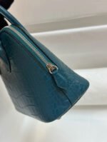 Bolide Mini 18CM Matte crocodile leather Duck Blue - Image 7