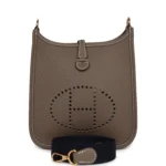 Hermes Evelyne TPM Etoupe Clemence Gold Hardware