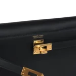 Hermes Kelly Danse Black Swift Gold Hardware - Image 7