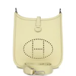 Hermes Evelyne TPM Jaune Milton Clemence Palladium Hardware