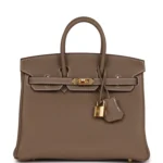 Hermes Birkin 25 Etoupe Togo Gold Hardware