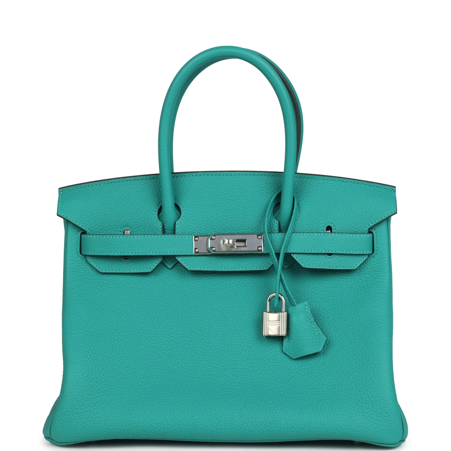 C48A263F-2E01-B794-250C-8800B08224AF.webp Hermes Birkin 30 Vert Verone Togo Palladium Hardware - Image 1
