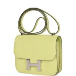 Hermes Constance 18 Jaune Bourgeon Chevre Palladium Hardware - Image 5
