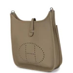 Hermes Evelyne III PM Beige Marfa Clemence Palladium Hardware - Image 5