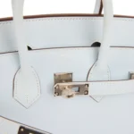 Hermes Birkin Sellier 25 Bleu Brume Epsom Palladium Hardware - Image 7