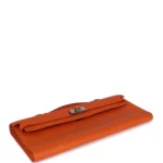 Hermes Kelly Cut Orange Swift Palladium Hardware - Image 6