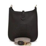 Hermes Evelyne TPM Ebene Clemence Gold Hardware