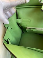 Herm&egrave;s Birkin 25-30cm Vert Avocat 🥑  EPSON custom - Image 7