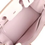 Hermes Birkin 30 Mauve Pale Clemence Palladium Hardware - Image 8