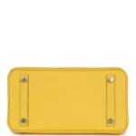 Hermes Birkin 25 Jaune de Naples Swift Palladium Hardware - Image 6