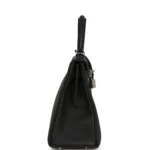 Hermes Kelly Retourne 25 Black Togo Palladium Hardware - Image 3