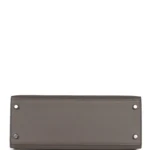 Hermes Kelly Sellier 28 Etain Epsom Palladium Hardware - Image 6