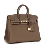 Hermes Birkin 25 Etoupe Togo Gold Hardware - Image 2