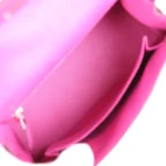 Hermes Kelly Sellier 25 Rose Pourpre Ostrich Palladium Hardware - Image 8
