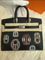 Herm&egrave;s Birkin 20-25 Badge Bag Goatskin customization - Image 2