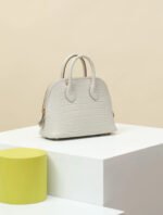 Bolide Mini 18CM Matte crocodile leather White - Image 3