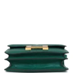 Hermes Constance 18 Malachite Matte Alligator Gold Hardware - Image 6