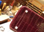 Herm&egrave;s Birkin 25-30 Bordeaux Red Alligator Leather Customization - Image 4