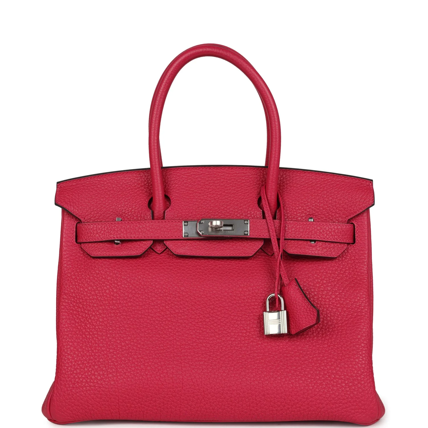 CD5E0F14-9A5D-E1AD-6C7F-E85AF9BFA8E3.webp Hermes Birkin 30 Framboise Togo Palladium Hardware - Image 1