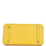 Hermes Birkin 30 Jaune de Naples Novillo Gold Hardware - Image 6