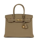 Hermes Birkin 30 Beige Marfa Togo Gold Hardware