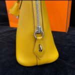 Herm&egrave;s Bolide 25 Yellow silver Buckle Custom - Image 7