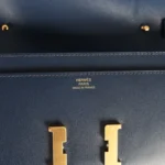 Hermes Rock Constance Wallet To Go Wallet To Go Bleu Abyss Box Gold Hardware - Image 8