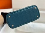 Bolide Mini 18CM Matte crocodile leather Duck Blue - Image 10