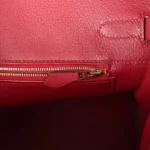 Hermes Birkin 35 Rubis Togo Gold Hardware - Image 9