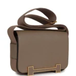 Hermes Geta Etoupe Chevre Gold Hardware - Image 2