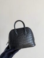 Bolide Mini 18CM Matte crocodile leather Black - Image 3