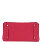 Hermes Birkin 30 Framboise Matte Alligator Togo Touch Palladium Hardware - Image 6