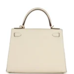 Hermes Kelly Sellier 28 Nata Epsom Gold Hardware - Image 4