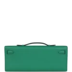 Hermes Kelly Cut Vert Vertigo Swift Palladium Hardware - Image 4