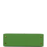 Hermes Kelly Sellier 20 Vert Yucca Epsom Gold Hardware - Image 6