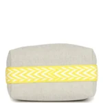 Hermes Bride A Brac Case PM Jaune Citron Plume Canvas Palladium Hardware - Image 6