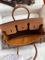 Herm&egrave;s Birkin  Brown TOGO  Palladium Hardware customization - Image 6