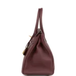 Hermes Birkin 30 Rouge Sellier Togo Gold Hardware - Image 3