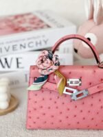 Hermes Kelly2 Mini 19 South African ostrich skin - Image 2